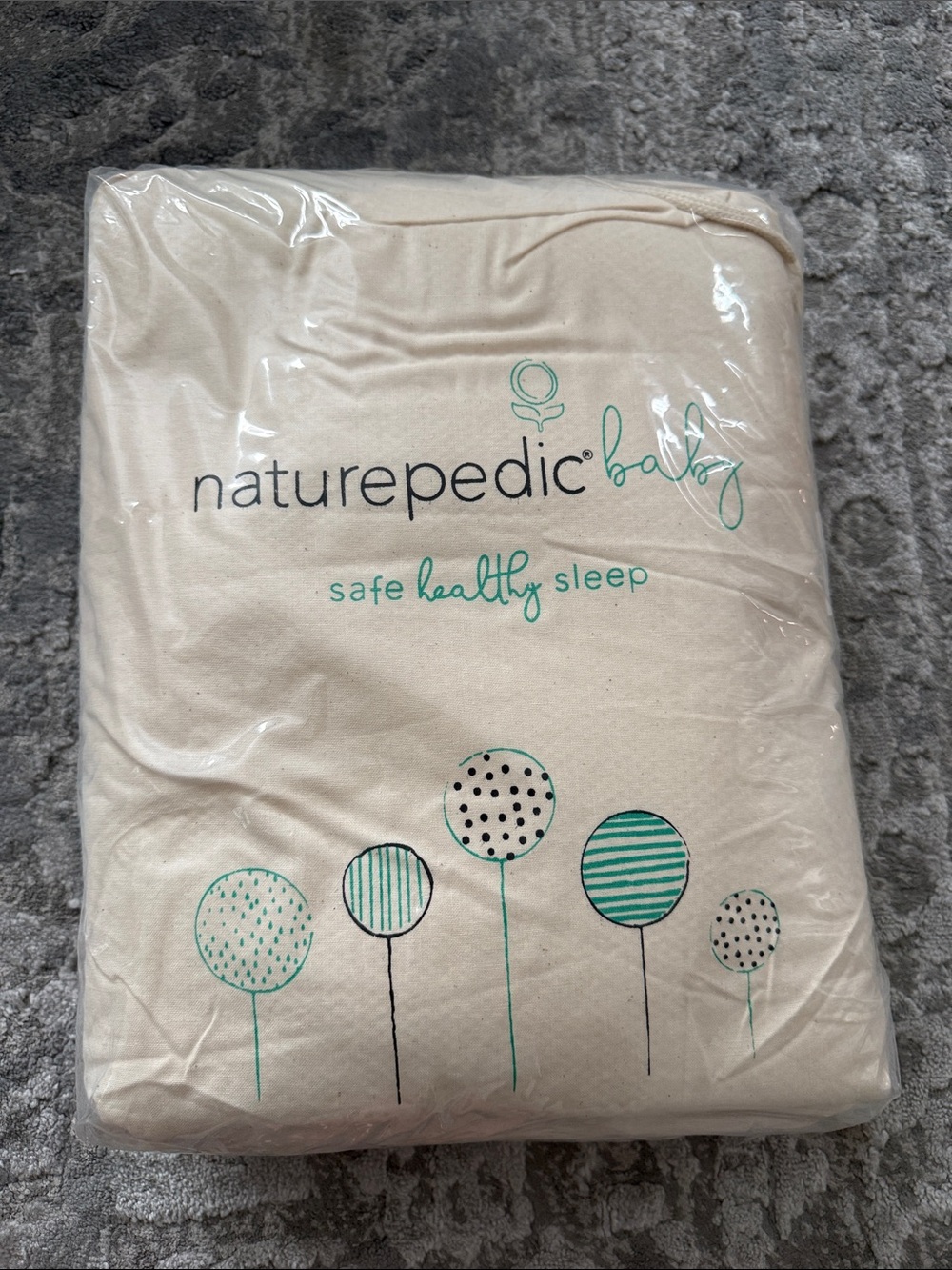 Naturepedic crib mattress cover